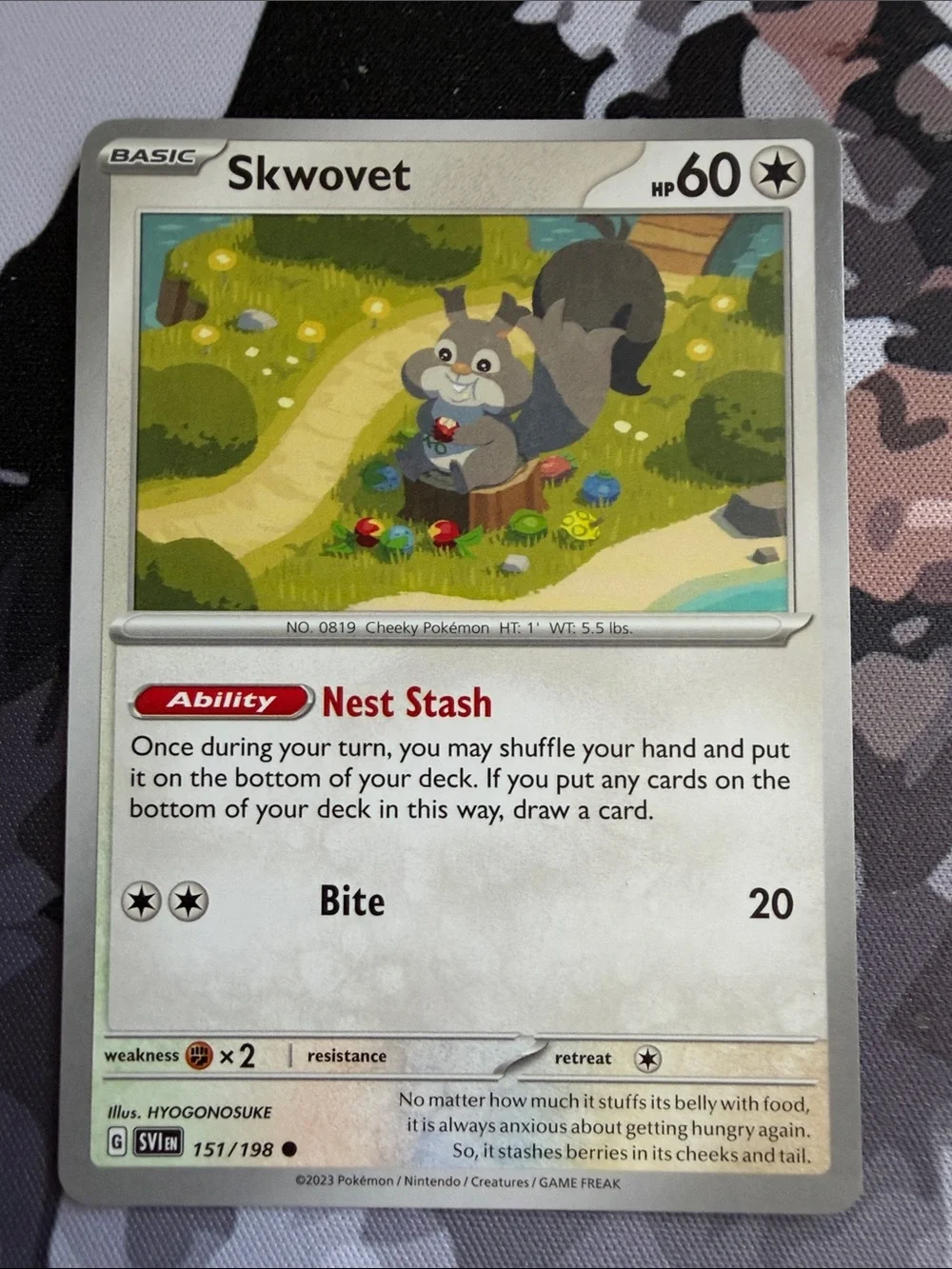 Skwovet & Greedent Collection Lot | 4 Pokémon Cards | ✨5/$25✨